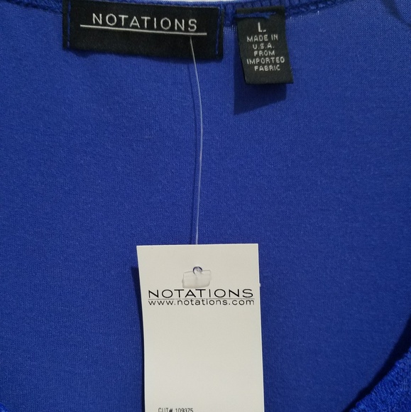 Notations Floral Lace Lined Blouse - Picture 3 of 8